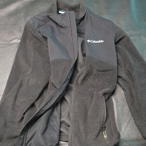 Columbia Black Full-Zip Fleece Jacket